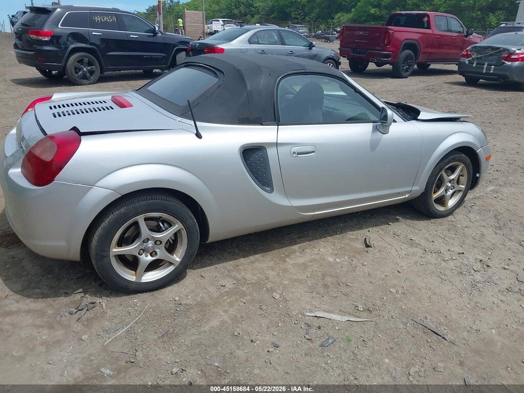 JTDFR320810040049 2001 TOYOTA MR2 SPYDER photo no. 4