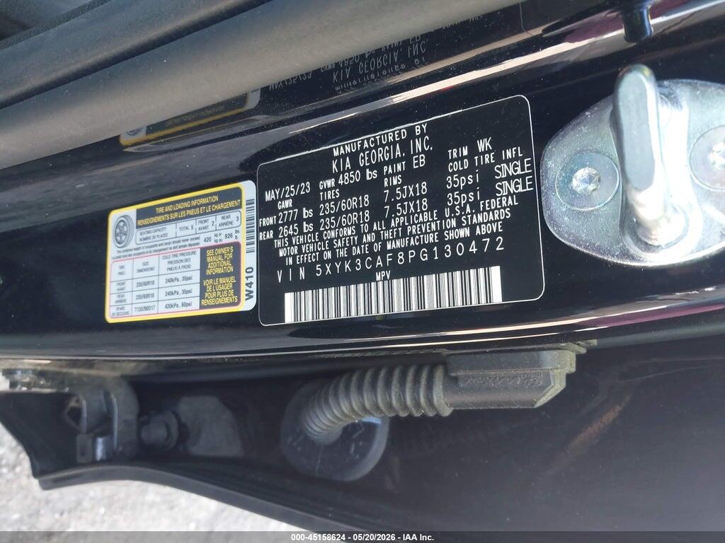 5XYK3CAF8PG130472 2023 KIA SPORTAGE photo no. 9