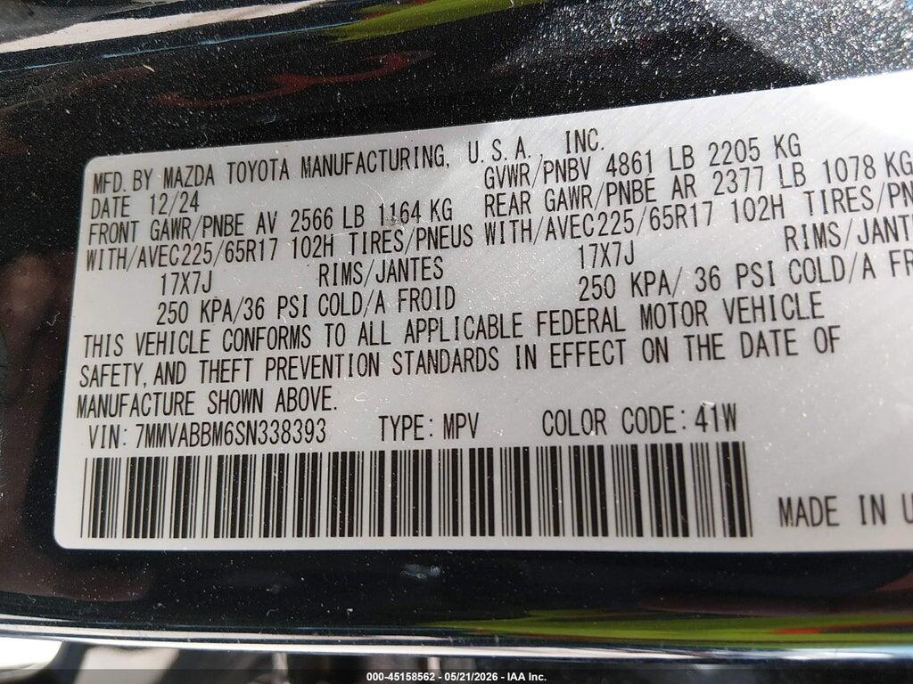 7MMVABBM6SN338393 2025 MAZDA CX-50 photo no. 9