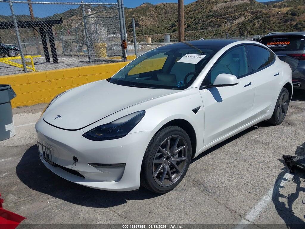 5YJ3E1EA7PF493435 2023 TESLA MODEL 3 photo no. 2
