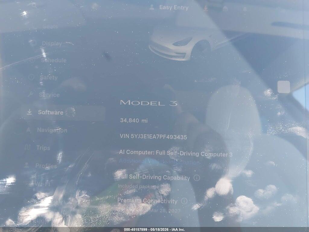 5YJ3E1EA7PF493435 2023 TESLA MODEL 3 photo no. 7