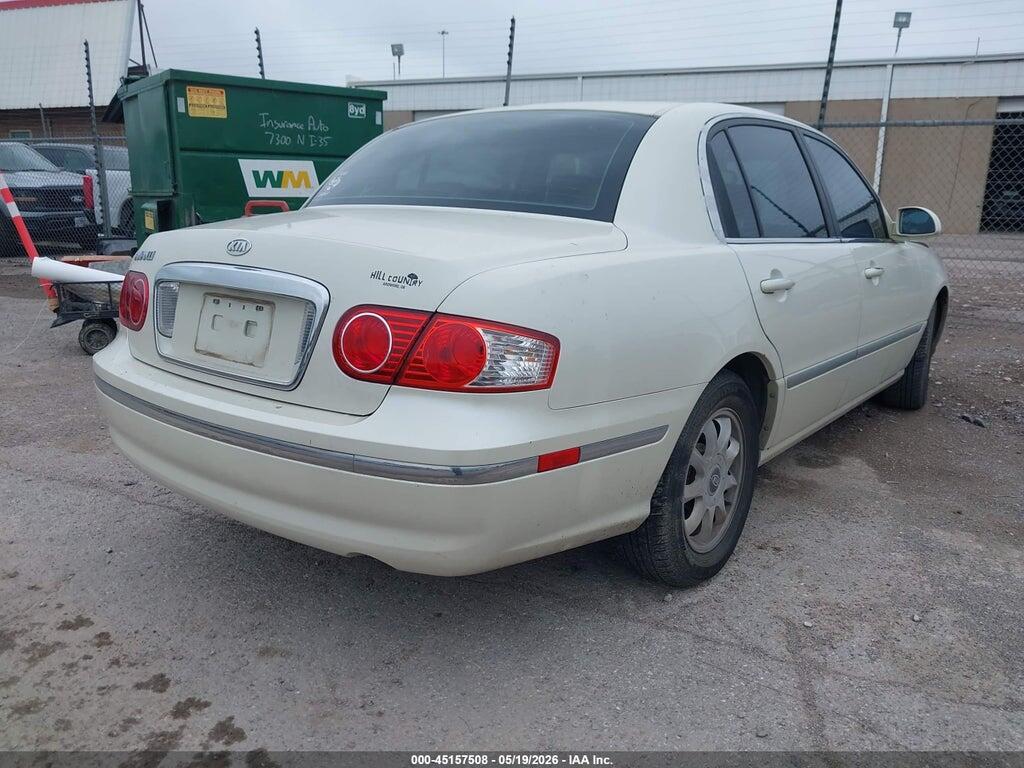KNALD124255082201 2005 KIA AMANTI photo no. 4