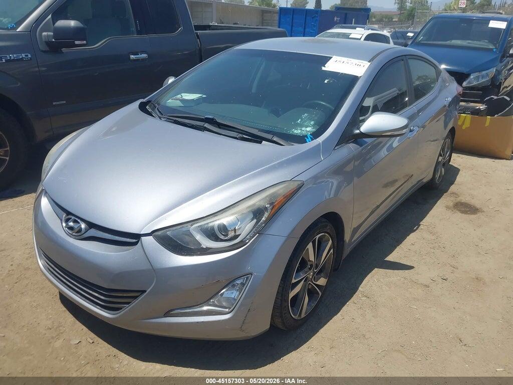 5NPDH4AE4FH616033 2015 HYUNDAI ELANTRA photo no. 2