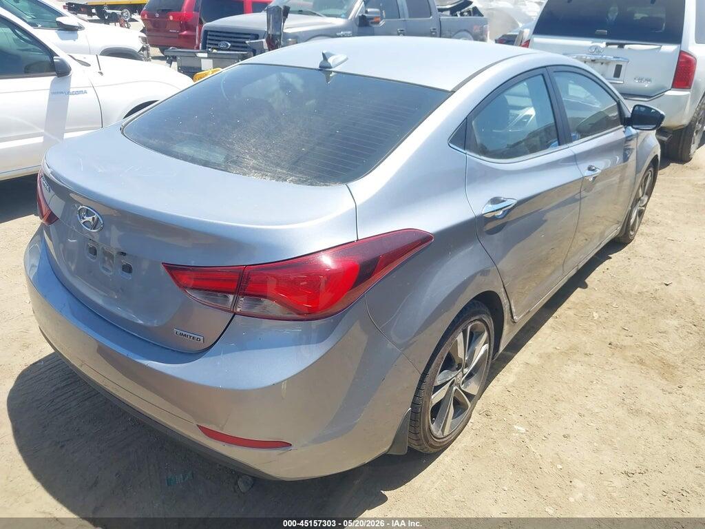 5NPDH4AE4FH616033 2015 HYUNDAI ELANTRA photo no. 4