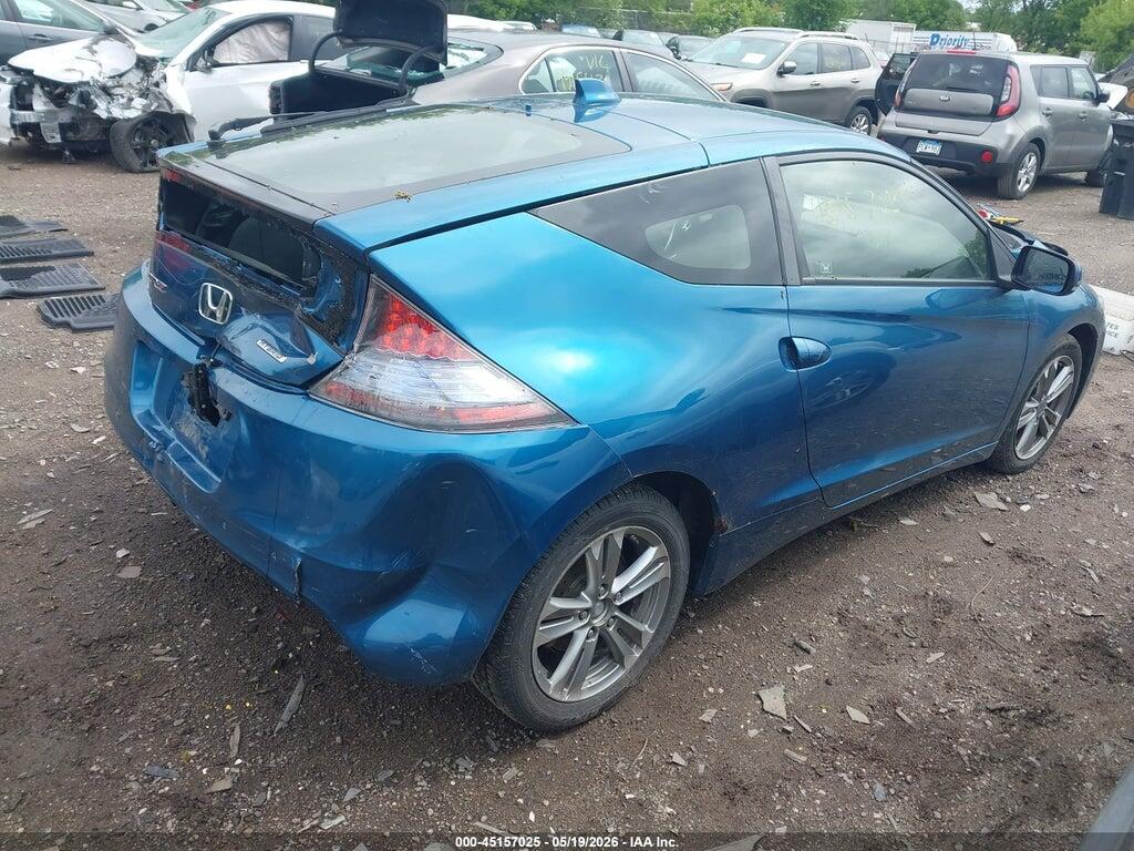 JHMZF1D49DS002721 2013 HONDA CR-Z photo no. 4