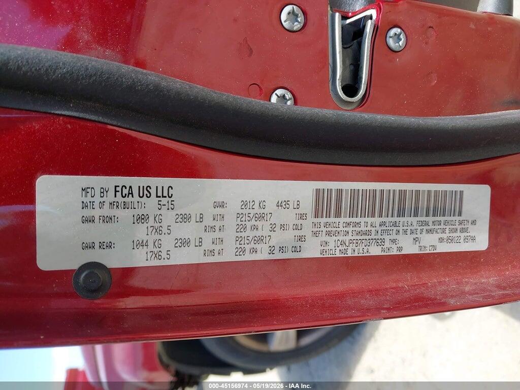 1C4NJPFB7FD377639 2015 JEEP PATRIOT photo no. 9