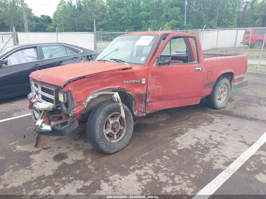 1B7FL26X7KS012333 1989 DODGE DAKOTA photo no. 2