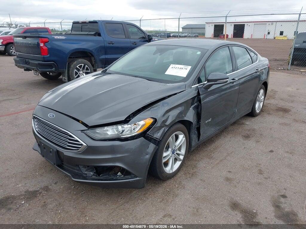 3FA6P0LU9JR220975 2018 FORD FUSION HYBRID photo no. 2