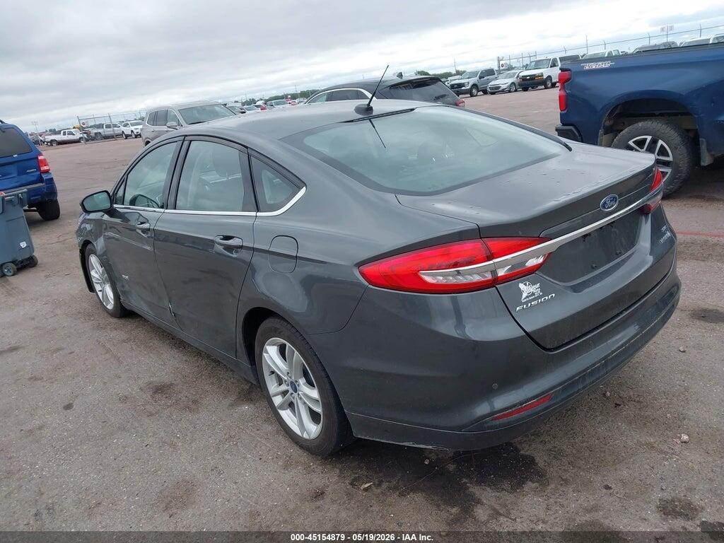 3FA6P0LU9JR220975 2018 FORD FUSION HYBRID photo no. 3