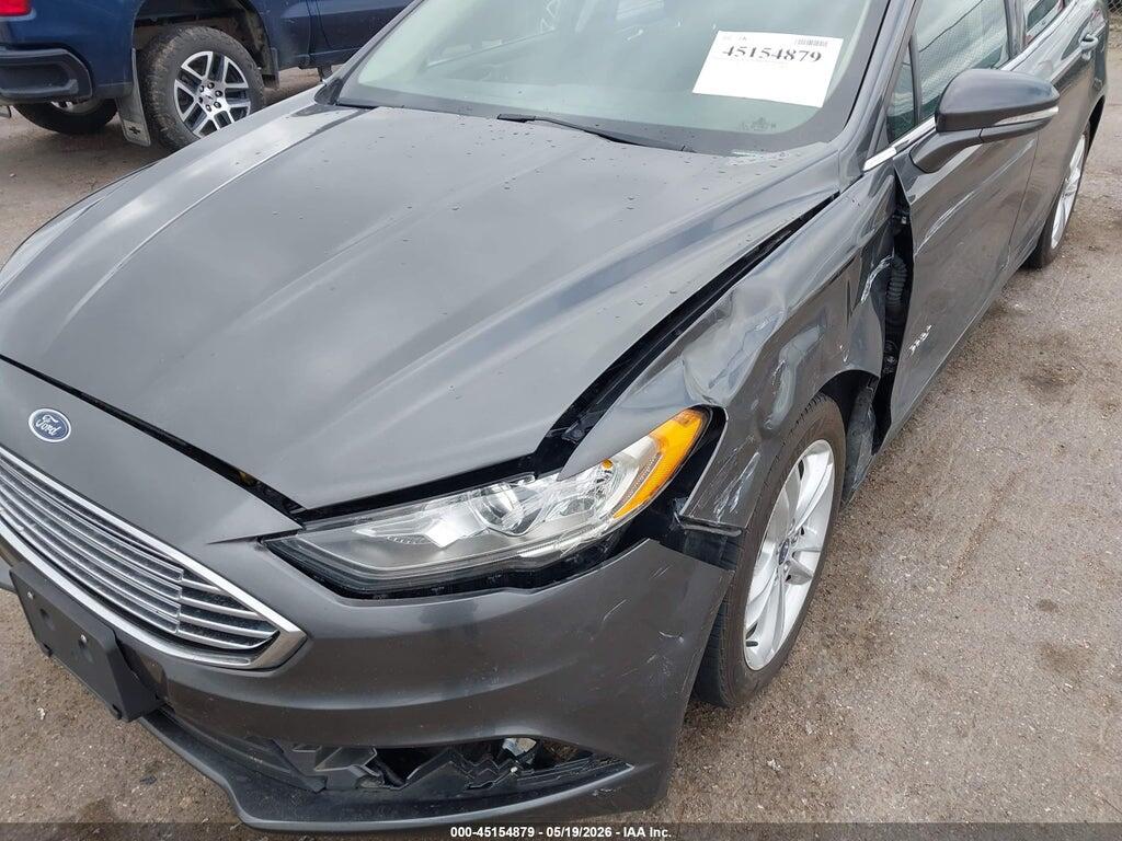 3FA6P0LU9JR220975 2018 FORD FUSION HYBRID photo no. 6