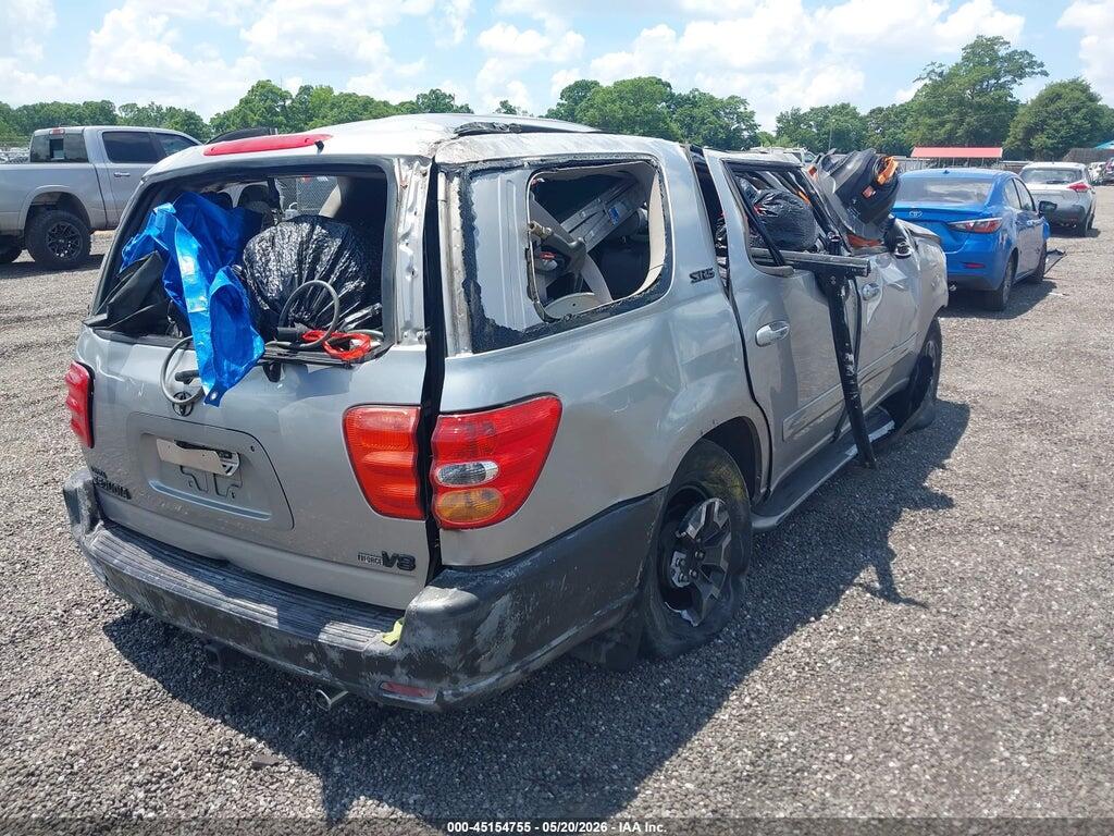 5TDZT34A71S022725 2001 TOYOTA SEQUOIA photo no. 4