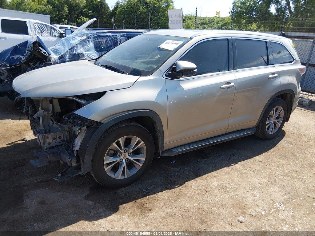 5TDKKRFH6FS096839 2015 TOYOTA HIGHLANDER photo no. 2