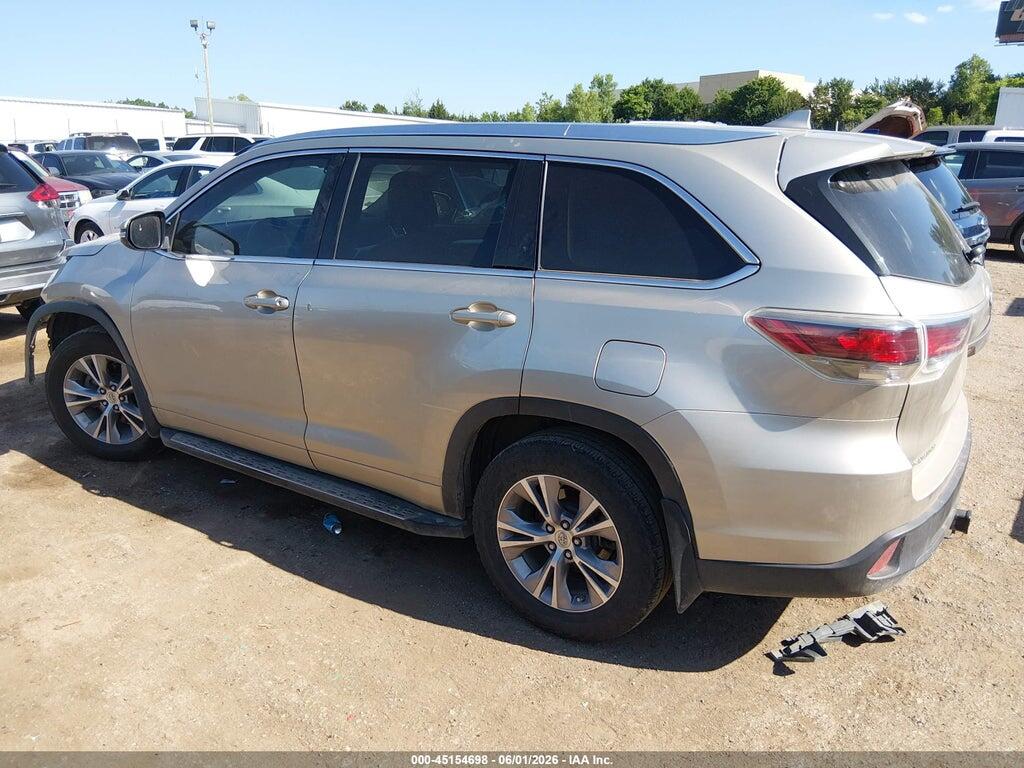 5TDKKRFH6FS096839 2015 TOYOTA HIGHLANDER photo no. 3
