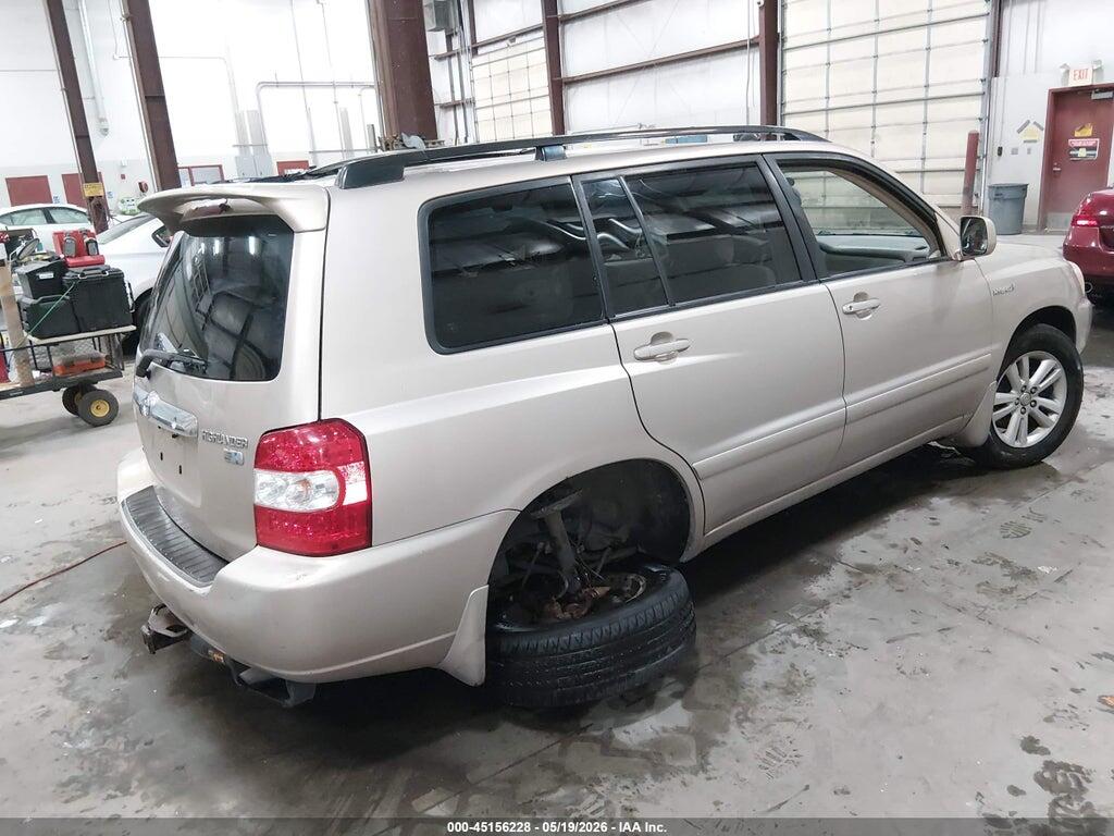 JTEEW21A360032226 2006 TOYOTA HIGHLANDER HYBRID photo no. 4