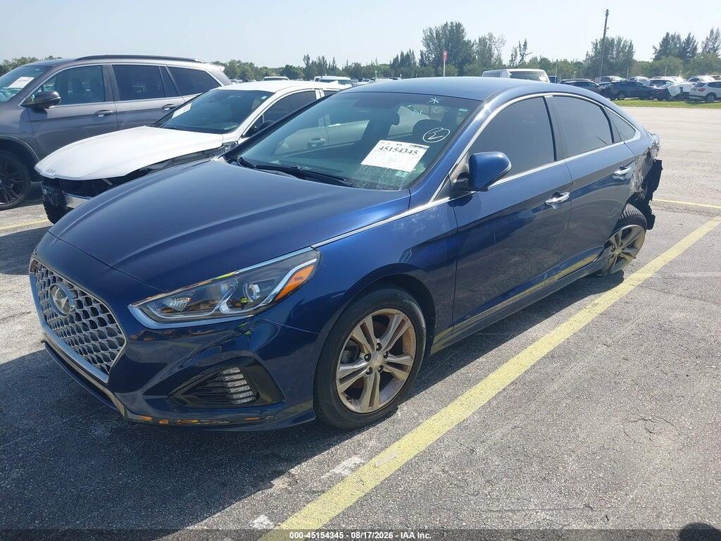 5NPE34AFXKH786435 2019 HYUNDAI SONATA photo no. 2
