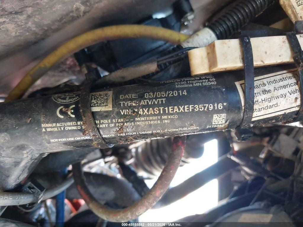 4XAST1EAXEF357916 2014 POLARIS RZR photo no. 10