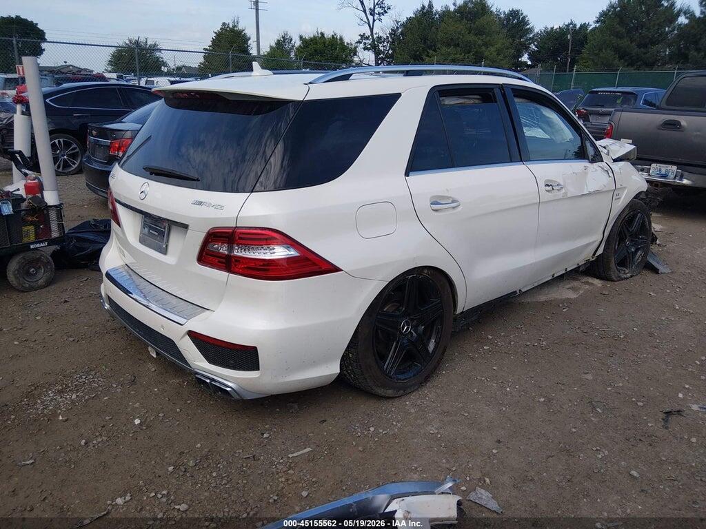 4JGDA7EB4EA347037 2014 MERCEDES-BENZ ML 63 AMG photo no. 4