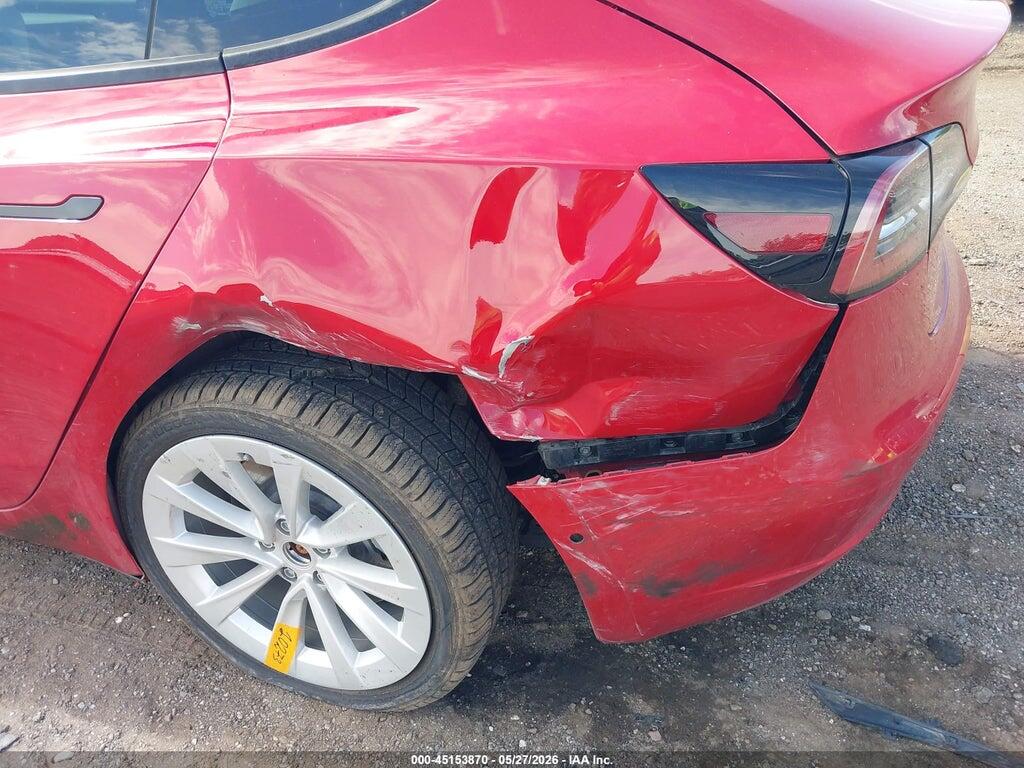 5YJ3E1EA3NF335851 2022 TESLA MODEL 3 photo no. 6