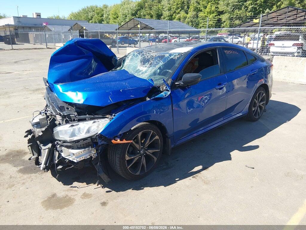 2HGFC2F8XMH543384 2021 HONDA CIVIC photo no. 2