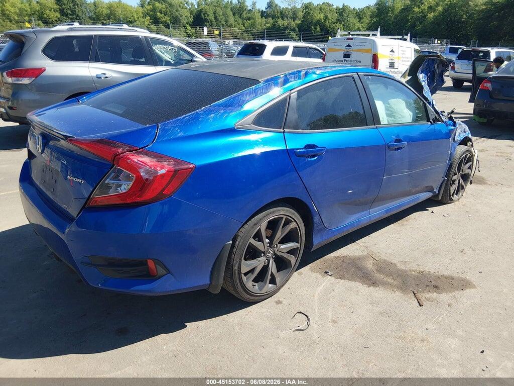 2HGFC2F8XMH543384 2021 HONDA CIVIC photo no. 4