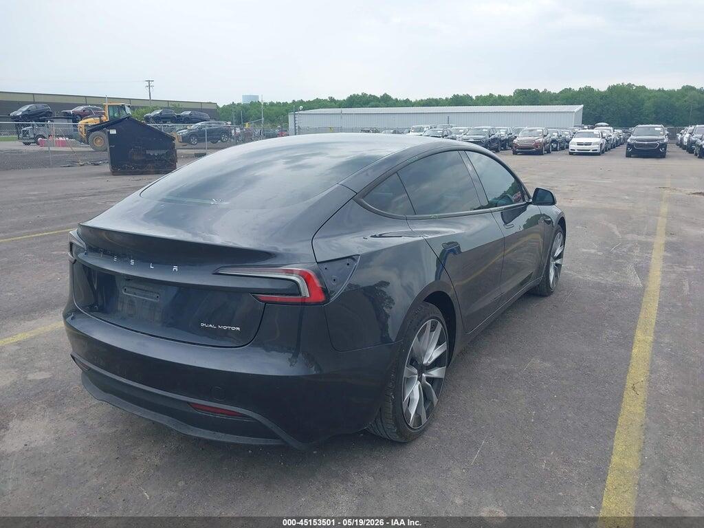 5YJ3E1EB5SF914733 2025 TESLA MODEL 3 photo no. 4