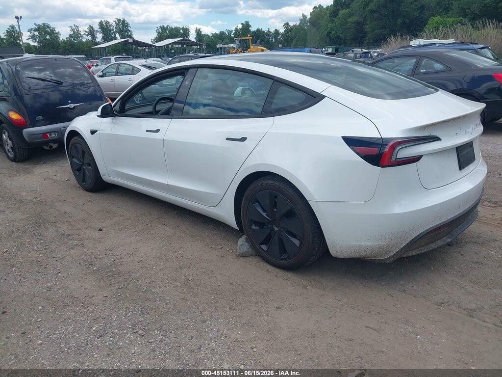 5YJ3E1EA4SF934737 2025 TESLA MODEL 3 photo no. 3