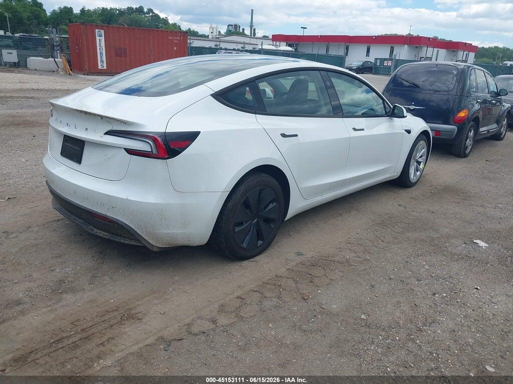 5YJ3E1EA4SF934737 2025 TESLA MODEL 3 photo no. 4