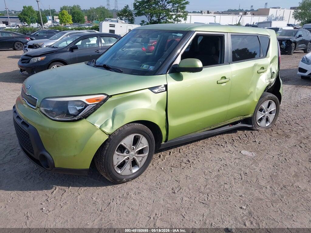 KNDJN2A21F7799031 2015 KIA SOUL photo no. 2