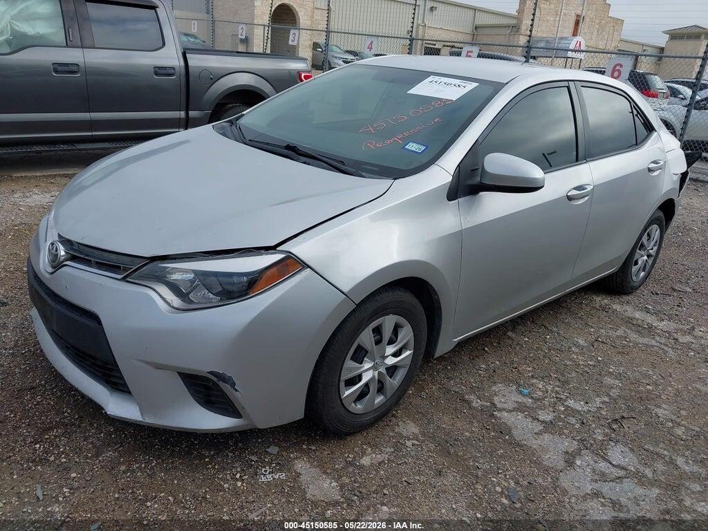 5YFBURHE7EP161346 2014 TOYOTA COROLLA photo no. 2