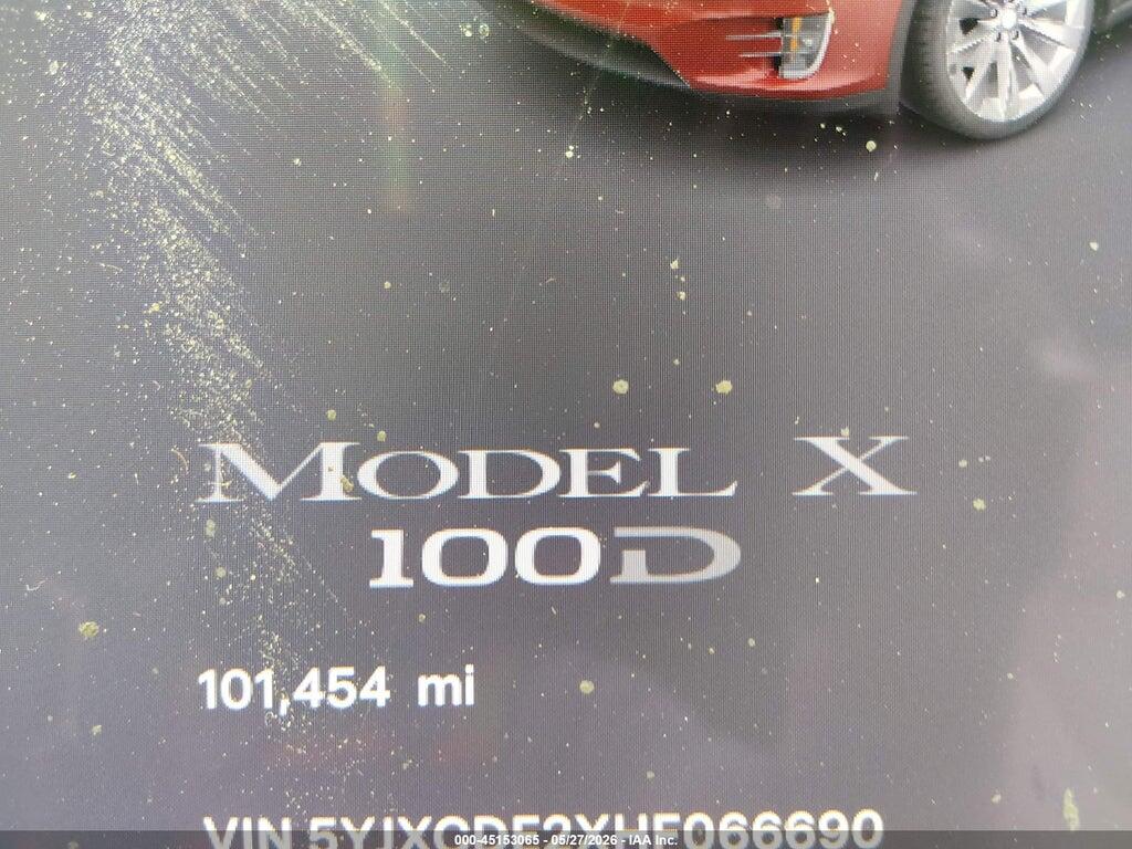 5YJXCDE2XHF066690 2017 TESLA MODEL X photo no. 7
