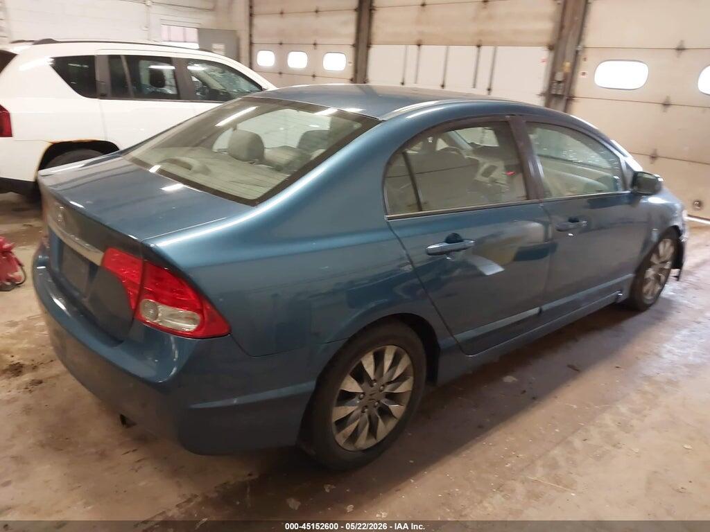 19XFA168X9E011957 2009 HONDA CIVIC photo no. 4