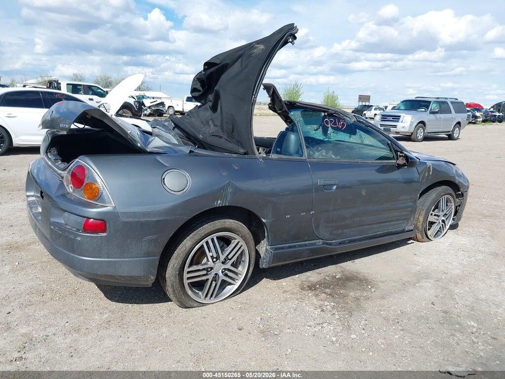 4A3AE75H63E171417 2003 MITSUBISHI ECLIPSE SPYDER photo no. 4