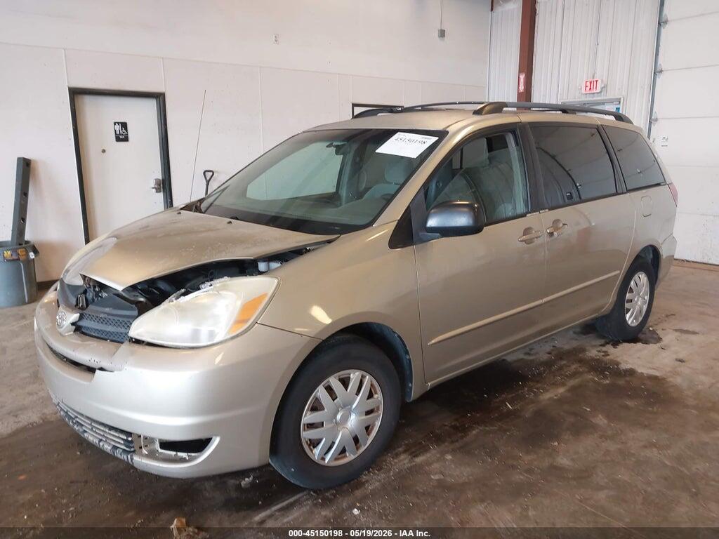 5TDZA23C64S004529 2004 TOYOTA SIENNA photo no. 2