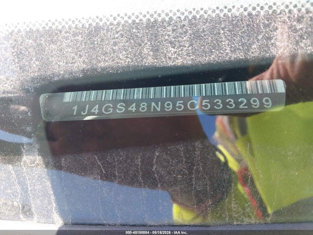 1J4GS48N95C533299 2005 JEEP GRAND CHEROKEE photo no. 9