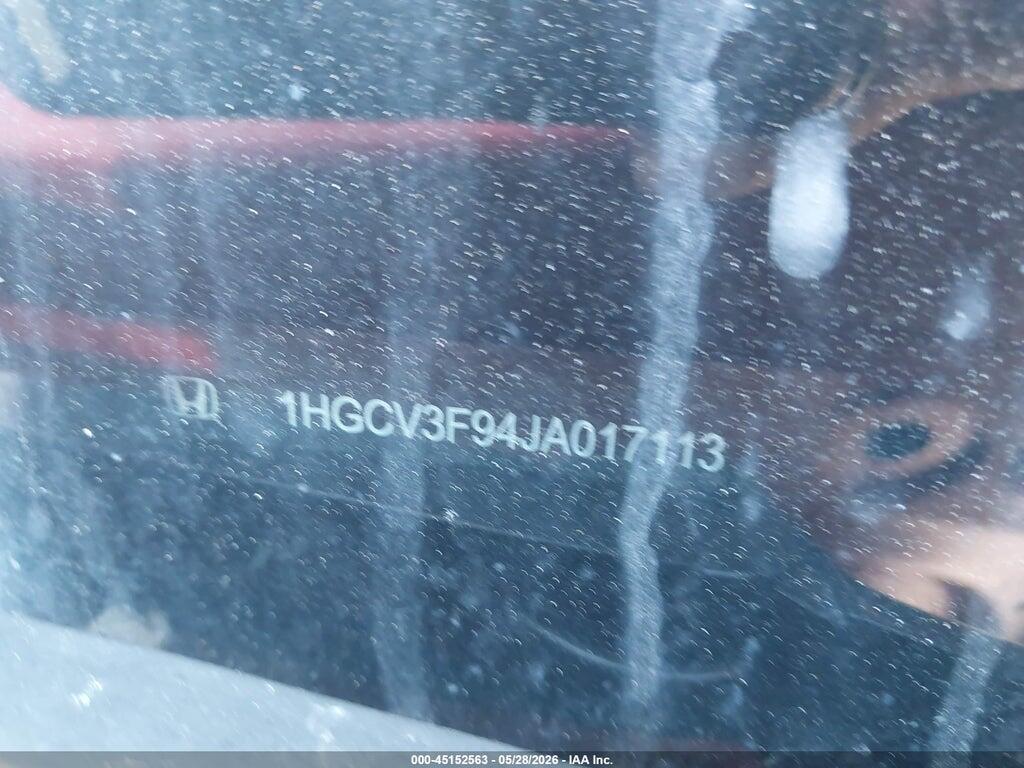 1HGCV3F94JA017113 2018 HONDA ACCORD HYBRID photo no. 9