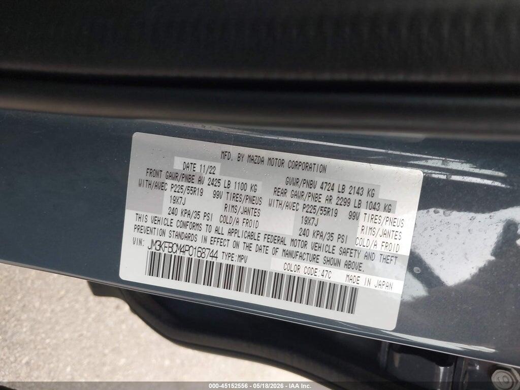 JM3KFBCM4P0168744 2023 MAZDA CX-5 photo no. 9