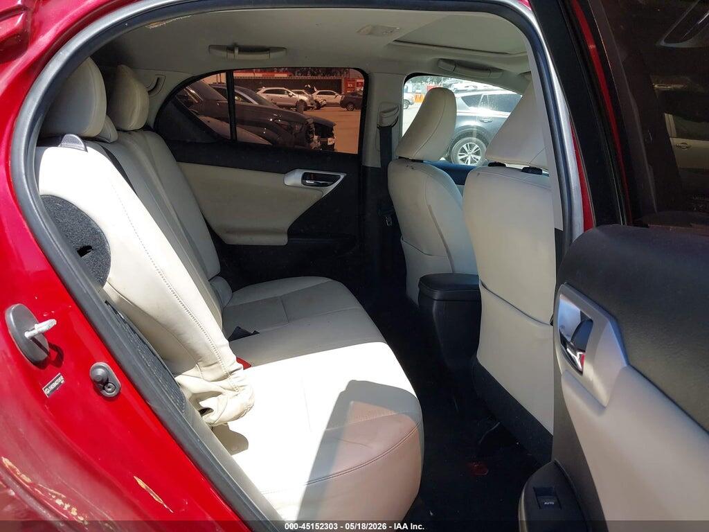 JTHKD5BH6C2104142 2012 LEXUS CT 200H photo no. 8