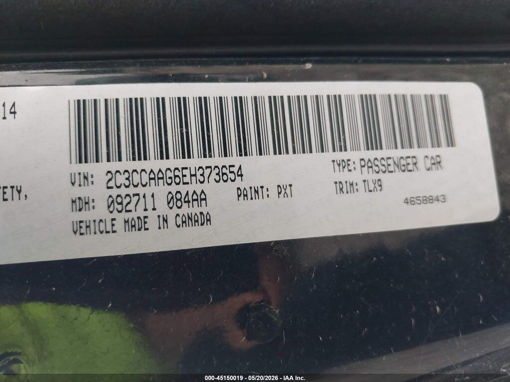 2C3CCAAG6EH373654 2014 CHRYSLER 300 photo no. 9
