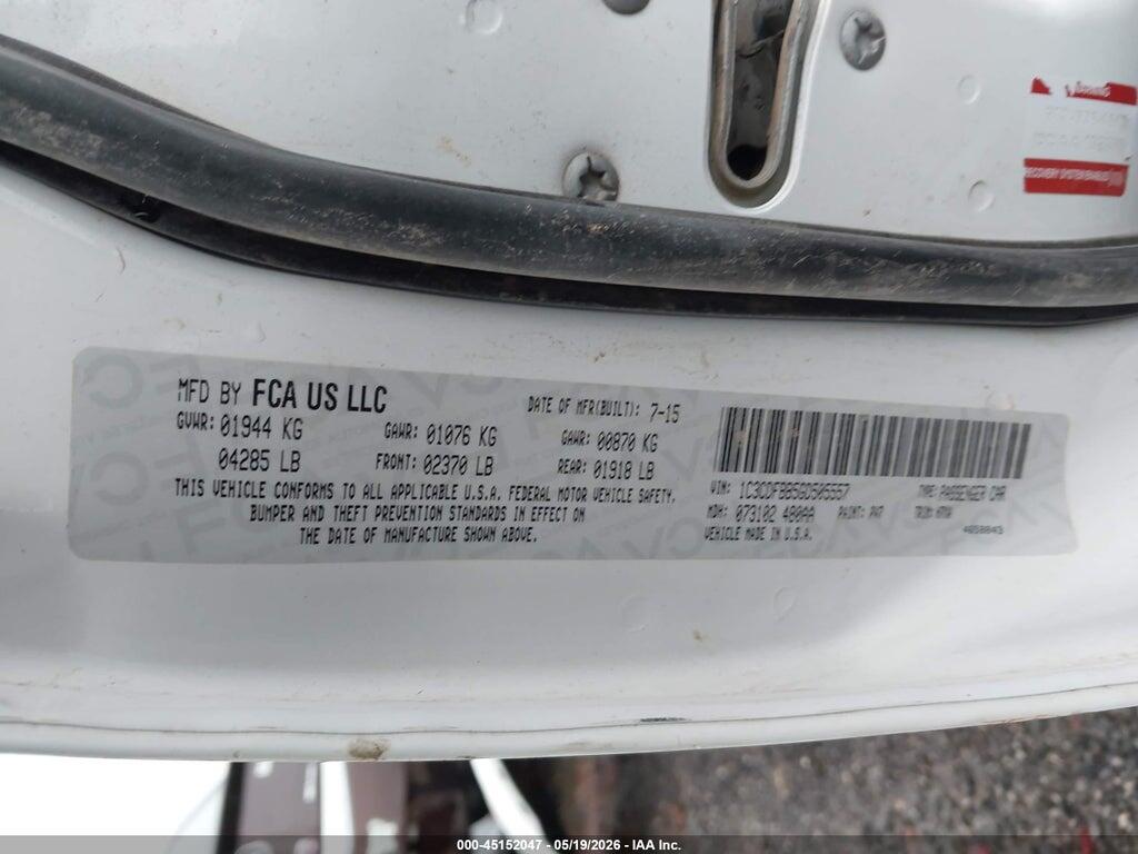 1C3CDFBB5GD505557 2016 DODGE DART photo no. 9