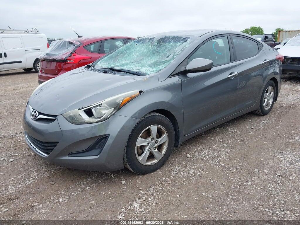 5NPDH4AE0EH490297 2014 HYUNDAI ELANTRA photo no. 2