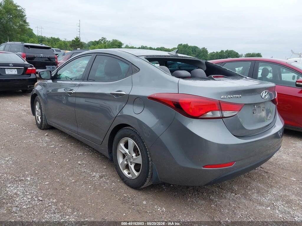 5NPDH4AE0EH490297 2014 HYUNDAI ELANTRA photo no. 3