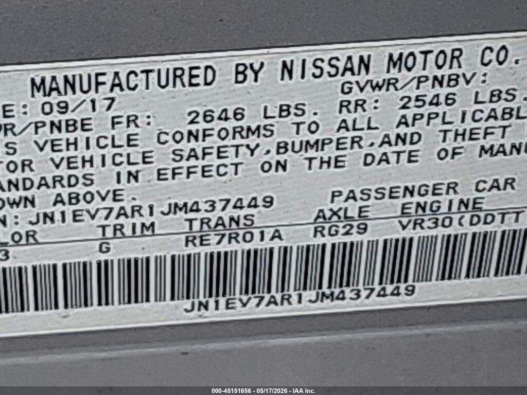 JN1EV7AR1JM437449 2018 INFINITI Q50 photo no. 9