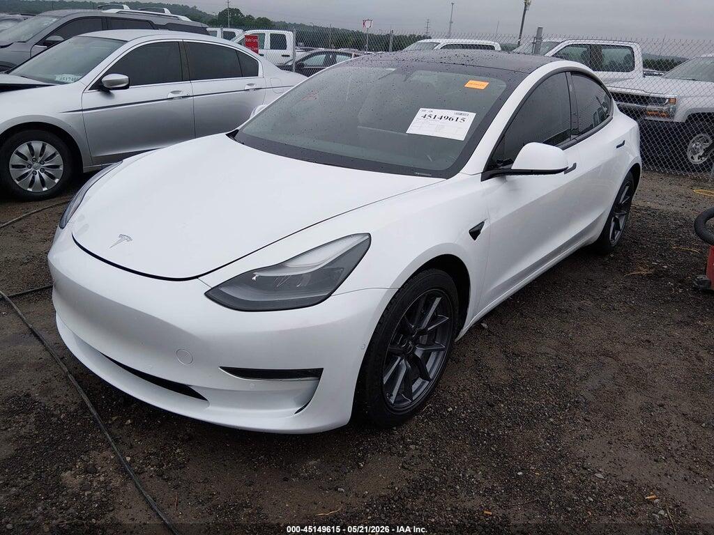 5YJ3E1EBXMF035652 2021 TESLA MODEL 3 photo no. 2