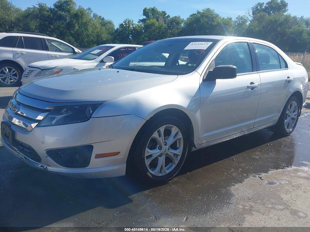 3FAHP0HA7CR124949 2012 FORD FUSION photo no. 2