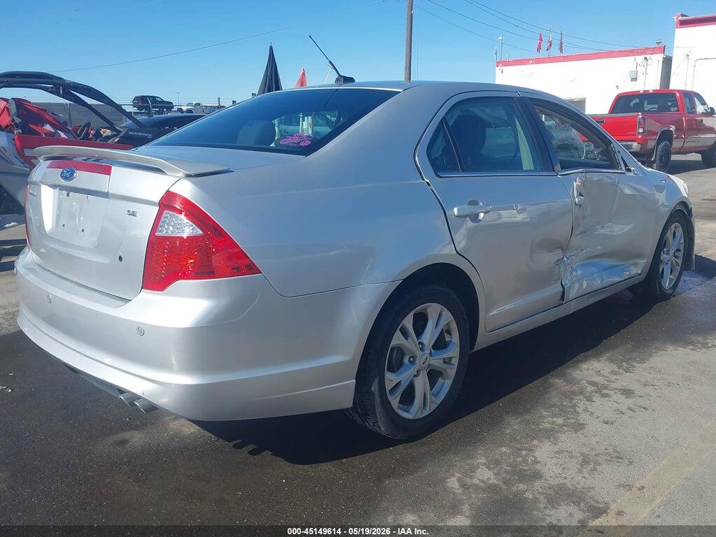 3FAHP0HA7CR124949 2012 FORD FUSION photo no. 4
