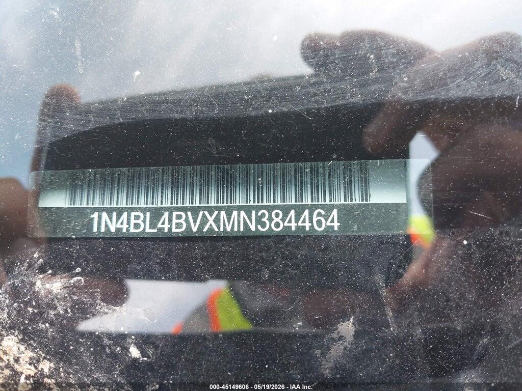 1N4BL4BVXMN384464 2021 NISSAN ALTIMA photo no. 9