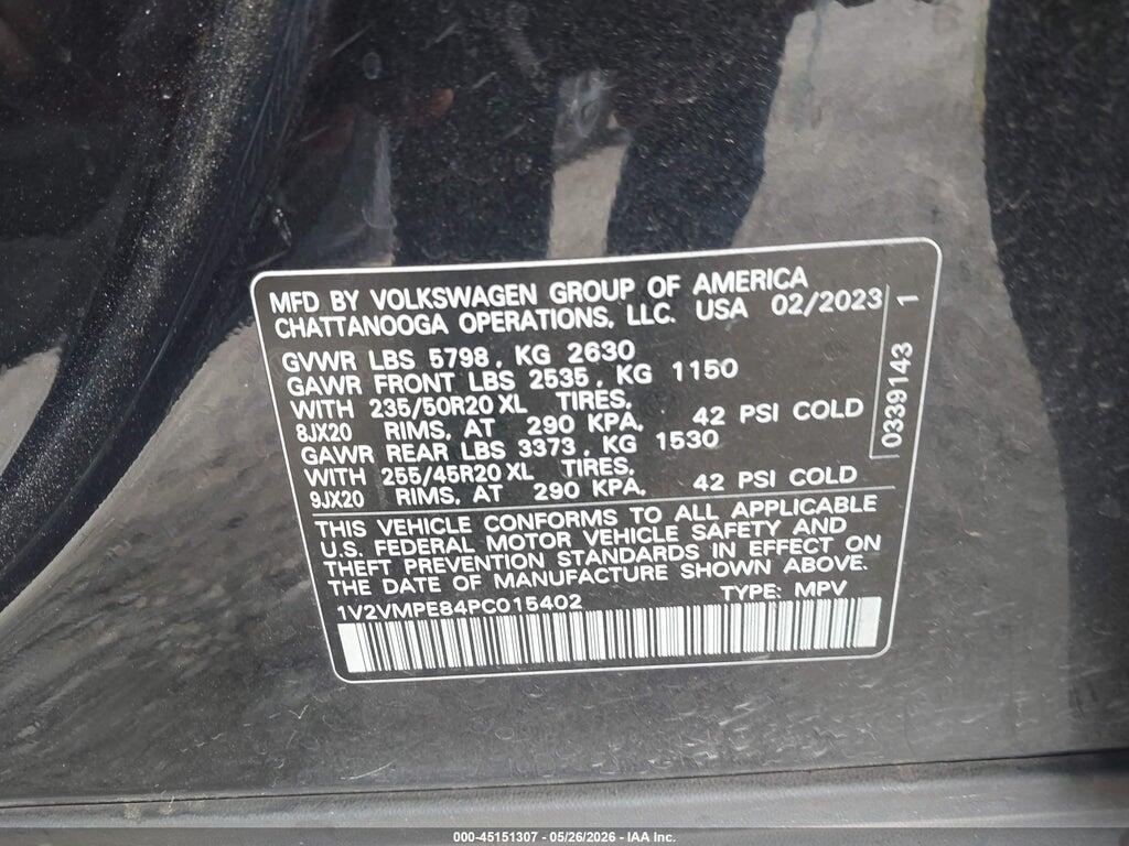 1V2VMPE84PC015402 2023 VOLKSWAGEN ID.4 photo no. 9