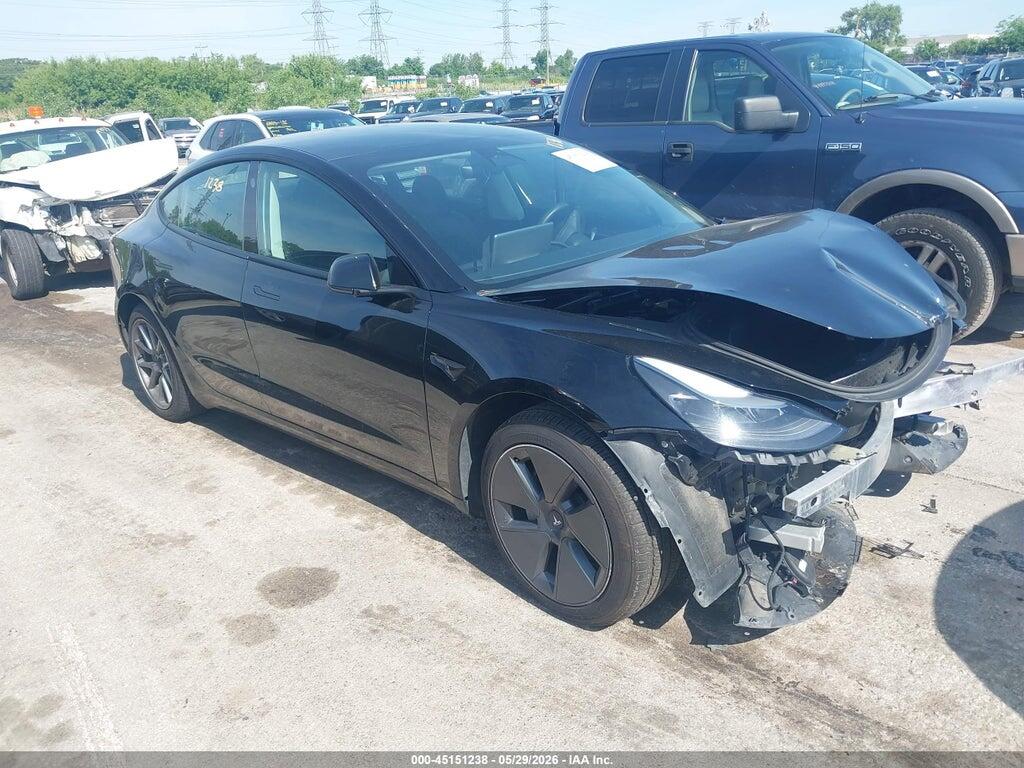 5YJ3E1EB4NF192689 2022 TESLA MODEL 3 photo no. 1