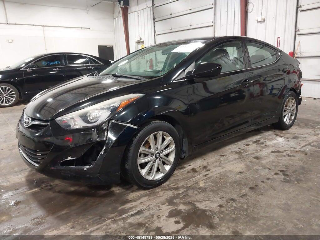 KMHDH4AE8FU298550 2015 HYUNDAI ELANTRA photo no. 2