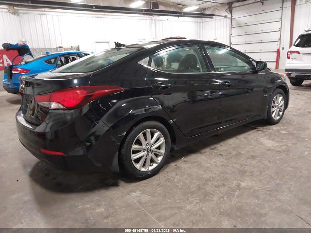 KMHDH4AE8FU298550 2015 HYUNDAI ELANTRA photo no. 4